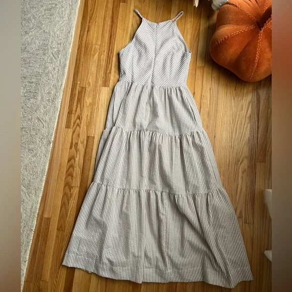 Petal & Pup Neutral Gingham maxi dress - Picture 2 of 8